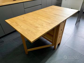 Tavolo pieghevole stile nordico mod. IKEA Norden