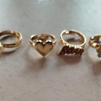 Lotto anelli per bambini – color oro