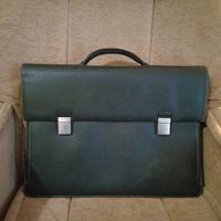 Borsa business ventiquattrore Nava in vera pelle