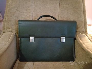 Borsa business ventiquattrore Nava in vera pelle