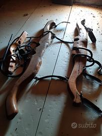 Gioghi in legno restaurati