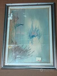 QUADRO PITTURA SU TELA - ANNI '80/'90