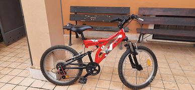 Bici MTB bambino 6-9 anni Btwin 2.0 FULL SUSPENDED