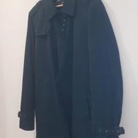 Cappotto elegante uomo blu scuro 