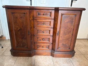Credenza due ante e 5 cassetti