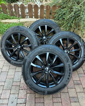 Gomme invernali Continental+cerchi VW Tiguan