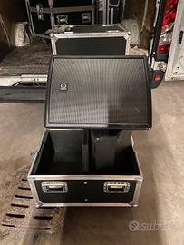 Monitor passivi Turbosound TXD12M in flight case