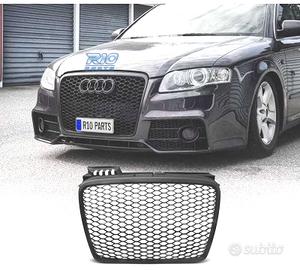 GRIGLIA AUDI A4 B7 04-07 LOOK RS NERO OPACO