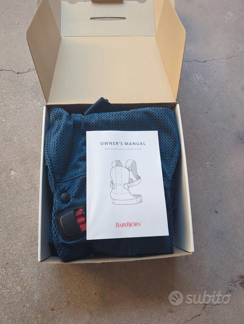 Marsupio BabyBjörn One Air - Mesh 3D Traspirante, Blu Navy | Ergonomico, Dalla Nascita Ai 3 Anni - Foto 12