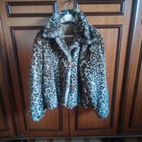 Bomberino eco pelliccia leopardato