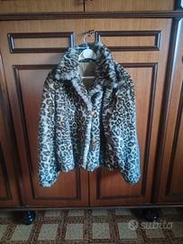Bomberino eco pelliccia leopardato