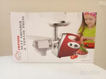 DCG FWP2696 Tritacarne e Passapomodoro Elettrico