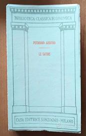 LIBRO VINTAGE PETRONIO ARBITRO. - Le Satire (Satyr