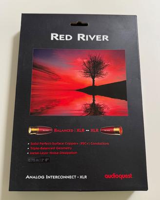 AUDIOQUEST RED RIVER cavo XLR 0,75 m  nuovo