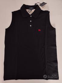 Polo canottiera Burberry donna taglia s