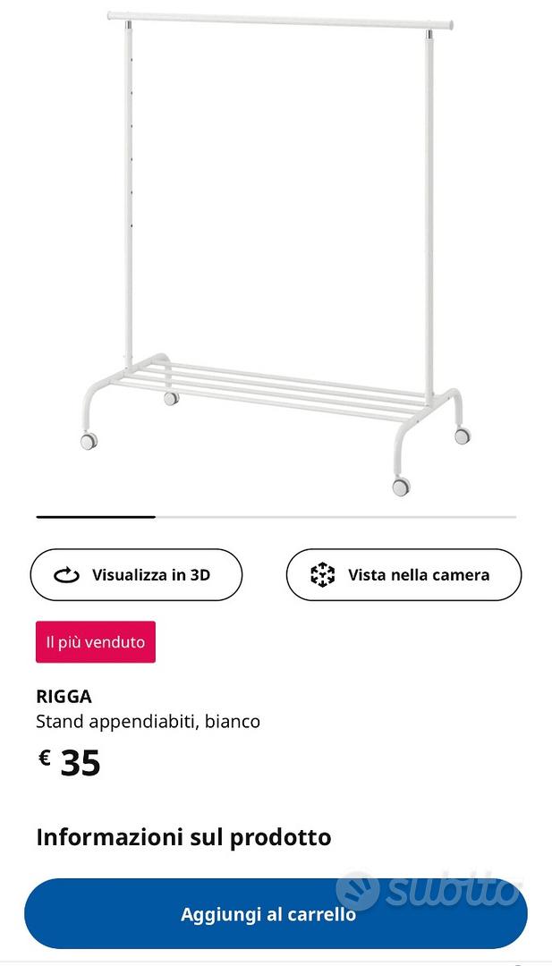 Asta appendiabiti per armadio Ikea - Arredamento e Casalinghi In vendita a  Roma