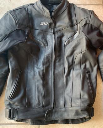 Giacca in pelle da moto