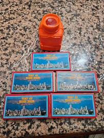 Vintage Set Visualizzatore "View of Hong Kong" con