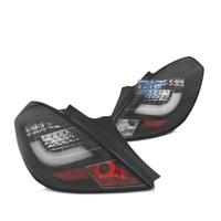 FANALI A LED BAR PER OPEL CORSA D 3P 06-14 NERI