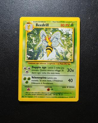 Beedrill Exc+  Carte Pokemon Set Base 