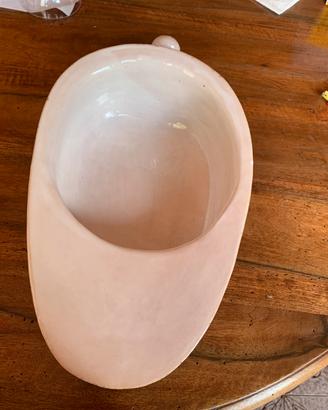 Antica Padella da letto in ceramica
