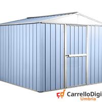 Box porta attrezzi lamiera 276x260 azzurro