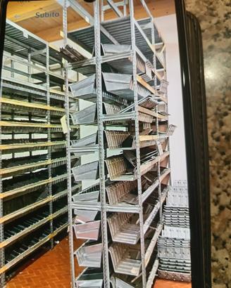 scaffali metalsistem portaminuteria  mod s2