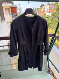 Giacca lunga nera Elisabetta Franchi