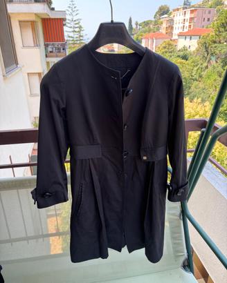 Giacca lunga nera Elisabetta Franchi