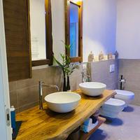 TOP BAGNO, TAVOLI, MENSOLE, TESTATE IN LEGNO MASSE