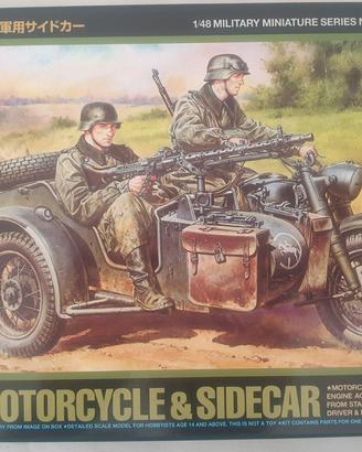 German motorcycle e sidecar