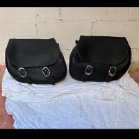 Harley Davidson borse valigie in pelle per softail
