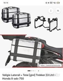 valigie laterali Honda xadv 750
