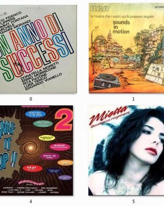 Vinili Cinquetti Mietta Milva Identici Sanremo  59