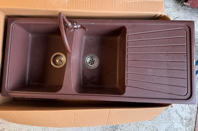 Lavello cucina PLADOS in granito/composito color r