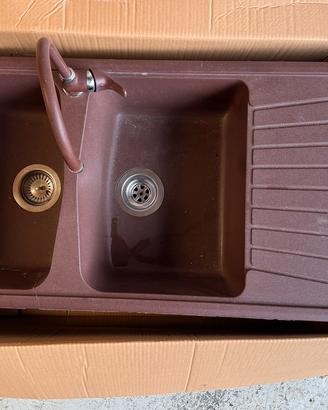 Lavello cucina PLADOS in granito/composito color r