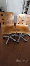 Nr. 2 Sedie scrivania Ikea (15 Euro a pezzo)
