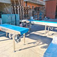 2 nastri in plastica alimentare forata usati