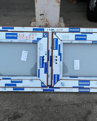 Infisso in pvc da 70 mm colore noce chiaro