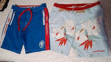 Lotto 2 costumi da bagno da ragazzo