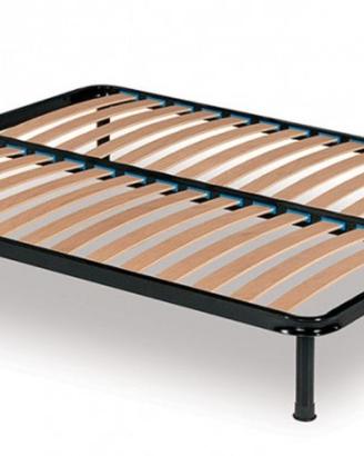 Rete per letto matrimoniale con doghe in legno
