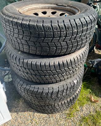 4 cerchi con gomme per suzuki jimny