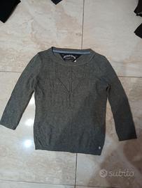 MAGLIONE DONNA DI COT E NYLON BRAND HILFIGER DENIM