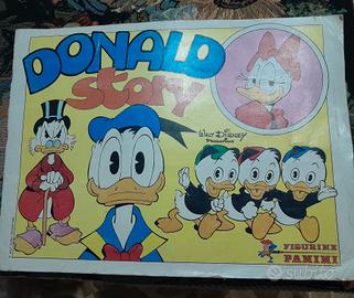 vecchio album figurine panini disney paperino