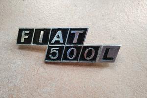Logo in metallo Fiat 500 L - del 1972