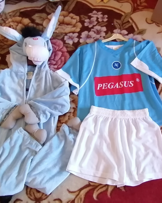 SS Napoli calcio completino tg3 tuta intera co zip