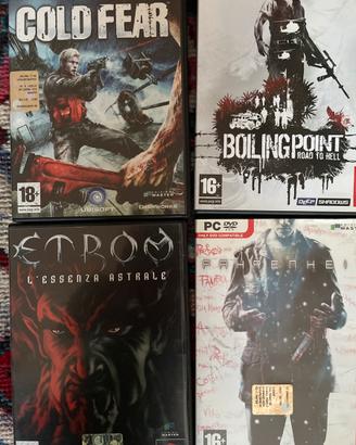 Lotto 17 Giochi PC vintage - Action/Horror/Rar