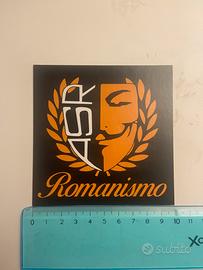 ADESIVO STICKER ULTRAS ROMA CURVA SUD ROMANISMO