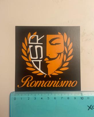 ADESIVO STICKER ULTRAS ROMA CURVA SUD ROMANISMO