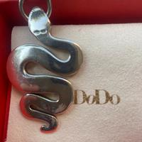 Dodo ciondolo argento serpente